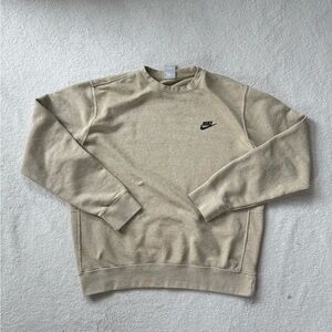 Nike Men Move To Zero Crewneck Sweatshirt Size Medium Red & Pink Splatter Logo